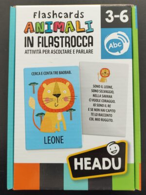 Flashcards Animali in filastrocca Headu