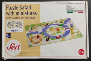 Puzzle Safari 35pz. con miniature Sevi