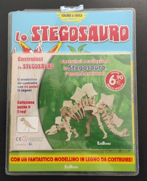 Costruisci lo stegosauro - Libro + modellino