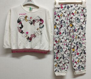 Pigiama Benetton 3-4 anni